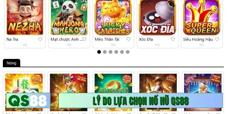 Lý do mọi người lựa chọn nổ hũ QS88 để chơi